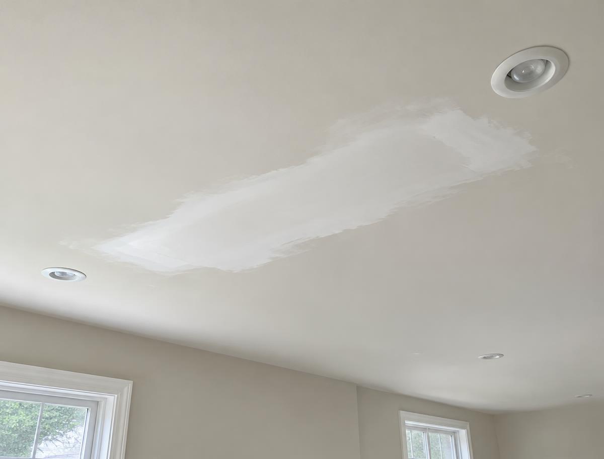 Ceiling patch preparation