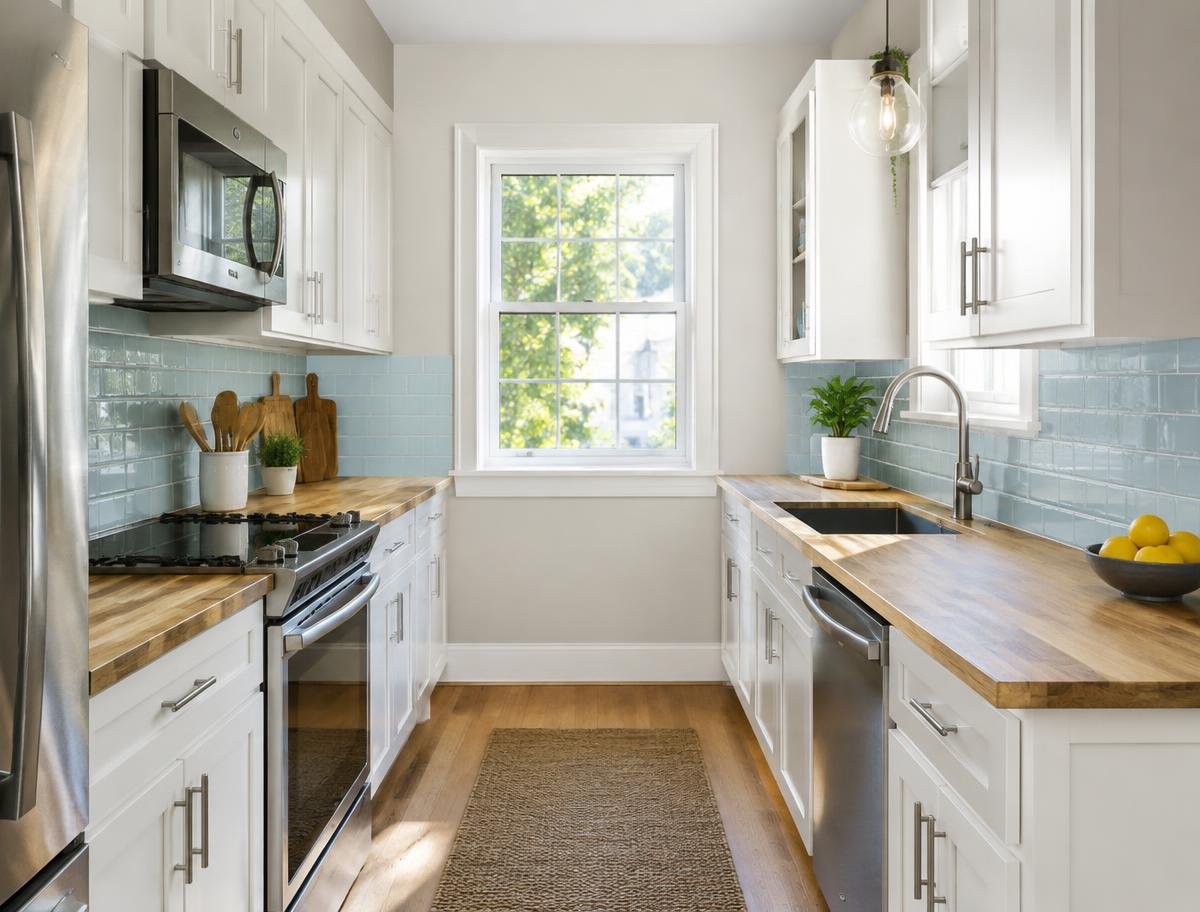 Compact galley remodel